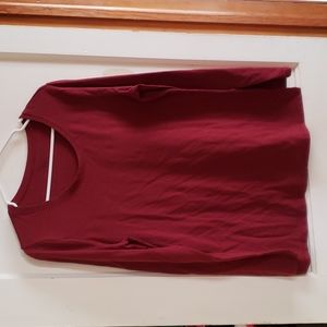 Maroon Long sleeve shirt